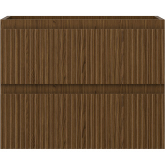 Mexen Rivel koupelnová skříňka pod umyvadlo 60 cm, 2 zásuvky, drážkovaná, ořech - 91A20-06047-2-BFF86