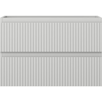 Mexen Rivel koupelnová skříňka pod umyvadlo 70 cm, 2 zásuvky, drážkovaná, matně šedá - 91A20-07047-2-BFF62