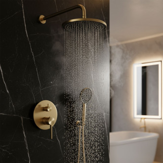 Podomítková sprchová sada Rea Foster Brush Gold + BOX