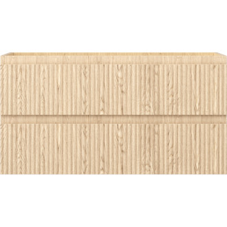 Mexen Rivel koupelnová skříňka pod umyvadlo 90 cm, 2 zásuvky, drážkovaná, dub - 91A20-09047-2-BFF81