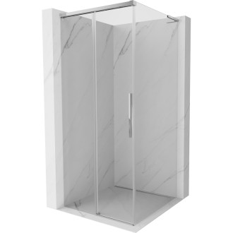 Mexen Rox L sprchový kout posuvný 90 x 90 cm, průhledný, chrom - 8C2L-090-090-01-00