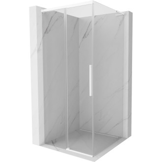 Mexen Rox L posuvný sprchový kout 95 x 95 cm, průhledný, bílý - 8C2L-095-095-20-00