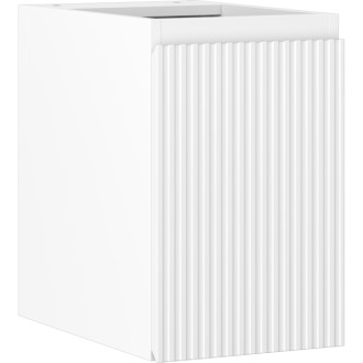 Mexen Rivel koupelnová skříňka pod umyvadlo 30 cm, 1 dvířka, drážkovaná, matná bílá - 91A21-03047-1-BF01