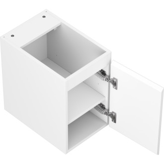 Mexen Rivel koupelnová skříňka pod umyvadlo 30 cm, 1 dvířka, drážkovaná, matná bílá - 91A21-03047-1-BF01