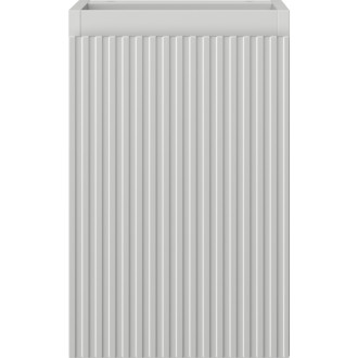 Mexen Rivel koupelnová skříňka pod umyvadlo 30 cm, 1 dvířka, drážkovaná, matně šedá - 91A21-03047-1-BF62