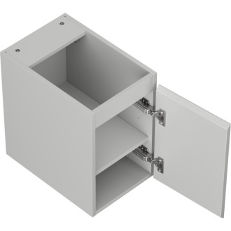 Mexen Rivel koupelnová skříňka pod umyvadlo 30 cm, 1 dvířka, drážkovaná, matně šedá - 91A21-03047-1-BF62