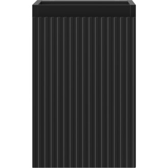 Mexen Rivel koupelnová skříňka pod umyvadlo 30 cm, 1 dvířka, drážkovaná, matná černá - 91A21-03047-1-BF71