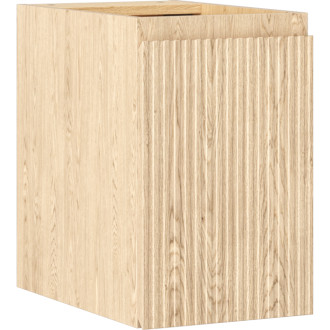 Mexen Rivel koupelnová skříňka pod umyvadlo 30 cm, 1 dvířka, drážkovaná, dub - 91A21-03047-1-BF81