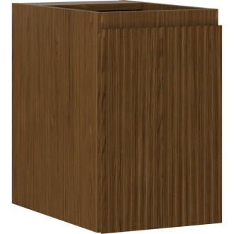 Mexen Rivel koupelnová skříňka pod umyvadlo 30 cm, 1 dvířka, drážkovaná, ořech - 91A21-03047-1-BF86