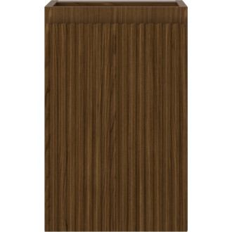 Mexen Rivel koupelnová skříňka pod umyvadlo 30 cm, 1 dvířka, drážkovaná, ořech - 91A21-03047-1-BF86