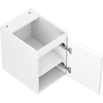 Mexen Rivel koupelnová skříňka pod umyvadlo 35 cm, 1 dvířka, drážkovaná, matná bílá - 91A21-03547-1-BF01