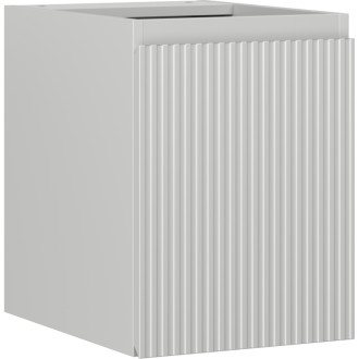 Mexen Rivel koupelnová skříňka pod umyvadlo 35 cm, 1 dvířka, drážkovaná, matně šedá - 91A21-03547-1-BF62