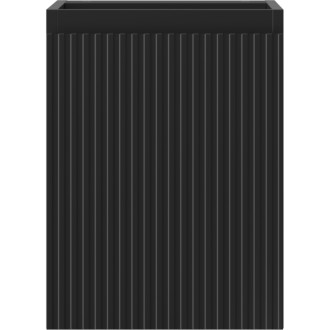 Mexen Rivel koupelnová skříňka pod umyvadlo 35 cm, 1 dvířka, drážkovaná, matná černá - 91A21-03547-1-BF71