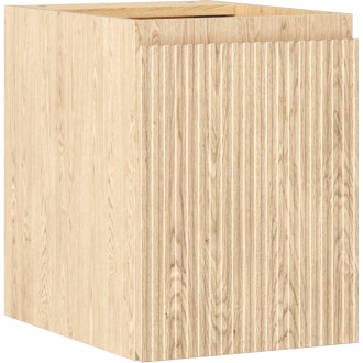 Mexen Rivel koupelnová skříňka pod umyvadlo 35 cm, 1 dvířka, drážkovaná, dub - 91A21-03547-1-BF81