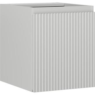 Mexen Rivel koupelnová skříňka pod umyvadlo 40 cm, 1 dvířka, drážkovaná, matně šedá - 91A21-04047-1-BF62