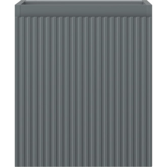 Mexen Rivel koupelnová skříňka pod umyvadlo 40 cm, 1 dvířka, drážkovaná, matný grafit - 91A21-04047-1-BF66