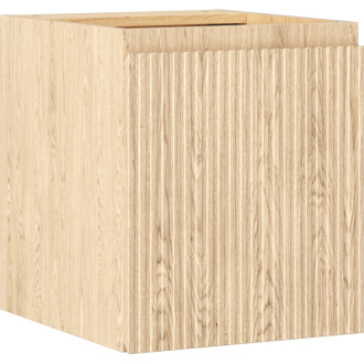Mexen Rivel koupelnová skříňka pod umyvadlo 40 cm, 1 dvířka, drážkovaná, dub - 91A21-04047-1-BF81