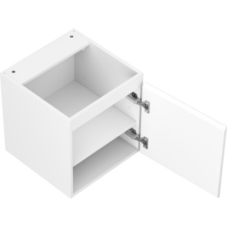 Mexen Rivel koupelnová skříňka pod umyvadlo 45 cm, 1 dvířka, drážkovaná, matná bílá - 91A21-04547-1-BF01