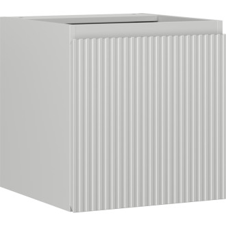 Mexen Rivel koupelnová skříňka pod umyvadlo 45 cm, 1 dvířka, drážkovaná, matně šedá - 91A21-04547-1-BF62