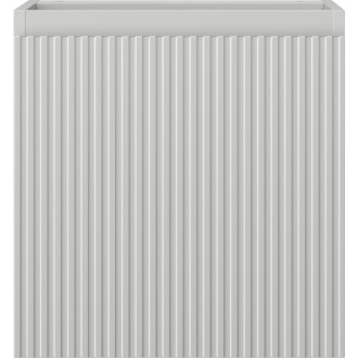 Mexen Rivel koupelnová skříňka pod umyvadlo 45 cm, 1 dvířka, drážkovaná, matně šedá - 91A21-04547-1-BF62