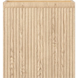 Mexen Rivel koupelnová skříňka pod umyvadlo 45 cm, 1 dvířka, drážkovaná, dub - 91A21-04547-1-BF81