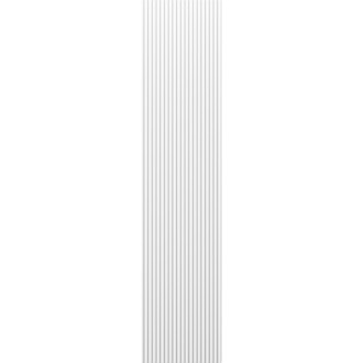 Koupelnový sloup Mexen Rivel 35 cm, 1 dvířka, drážkovaný, matně bílý - 91A21-03016-1-BF01