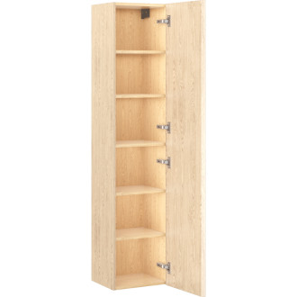 Mexen Rivel koupelnový sloup 35 cm, 1 dvířka, drážkovaný, dub - 91A21-03016-1-BF81