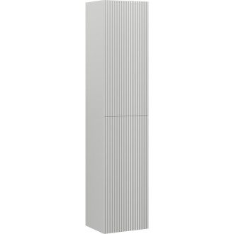 Koupelnový sloup Mexen Rivel 35 cm, 2 dvířka, drážkovaný, matně šedý - 91A21-03016-2-BF62