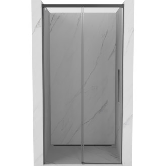 Posuvné sprchové dveře Mexen Rox 130 cm, průhledné, stříbrná - 8C2-130-000-95-00