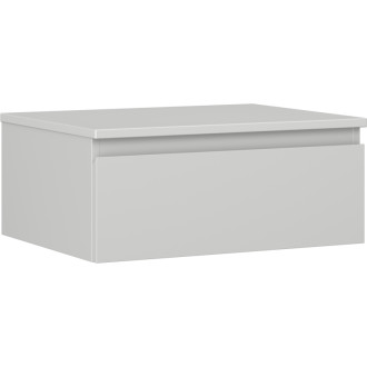 Mexen Orio koupelnová skříňka pod umyvadlo 60 cm s pracovní deskou, 1 zásuvka, matně šedá - 91A10-06023-1-BFC62