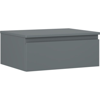 Mexen Orio koupelnová skříňka pod umyvadlo 60 cm s pracovní deskou, 1 zásuvka, matný grafit - 91A10-06023-1-BFC66