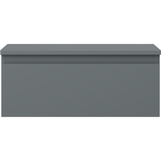 Mexen Orio koupelnová skříňka pod umyvadlo 60 cm s pracovní deskou, 1 zásuvka, matný grafit - 91A10-06023-1-BFC66