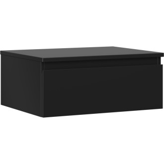 Mexen Orio koupelnová skříňka pod umyvadlo 60 cm s pracovní deskou, 1 zásuvka, matná černá - 91A10-06023-1-BFC71