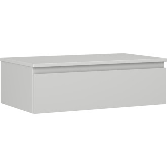 Mexen Orio koupelnová skříňka pod umyvadlo 80 cm s pracovní deskou, 1 zásuvka, matně šedá - 91A10-08023-1-BFC62