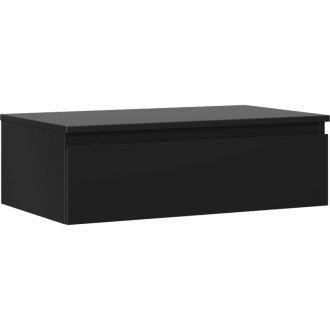 Mexen Orio koupelnová skříňka pod umyvadlo 80 cm s pracovní deskou, 1 zásuvka, matná černá - 91A10-08023-1-BFC71