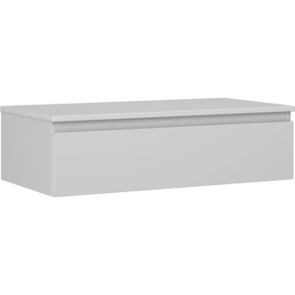 Mexen Orio koupelnová skříňka pod umyvadlo 90 cm s pracovní deskou, 1 zásuvka, matně šedá - 91A10-09023-1-BFC62