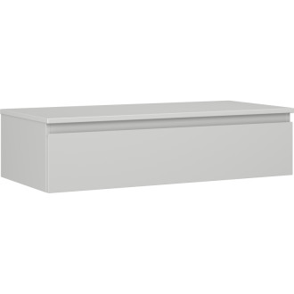 Mexen Orio koupelnová skříňka pod umyvadlo 100 cm s pracovní deskou, 1 zásuvka, matně šedá - 91A10-10023-1-BFC62