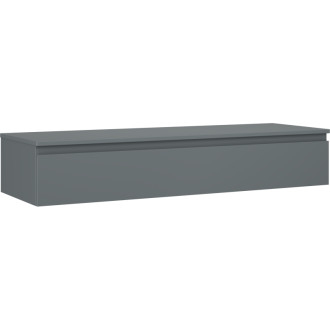 Mexen Orio koupelnová skříňka pod umyvadlo 140 cm s pracovní deskou, 1 zásuvka, matný grafit - 91A10-14023-1-BFC66