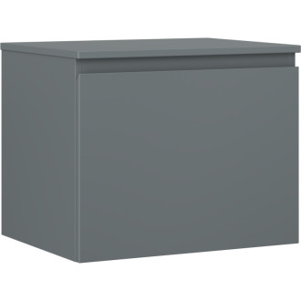 Mexen Orio koupelnová skříňka pod umyvadlo 60 cm s pracovní deskou, 1 zásuvka, matný grafit - 91A10-06047-1-BFC66
