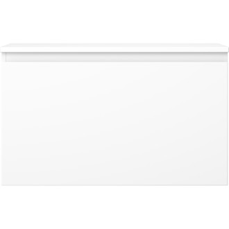 Mexen Orio koupelnová skříňka pod umyvadlo 80 cm s pracovní deskou, 1 zásuvka, matná bílá - 91A10-08047-1-BFC01