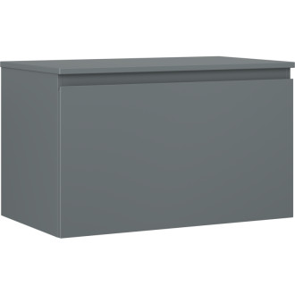 Mexen Orio koupelnová skříňka pod umyvadlo 80 cm s pracovní deskou, 1 zásuvka, matný grafit - 91A10-08047-1-BFC66