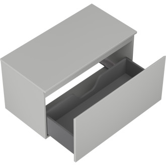 Mexen Orio koupelnová skříňka pod umyvadlo 90 cm s pracovní deskou, 1 zásuvka, matně šedá - 91A10-09047-1-BFC62