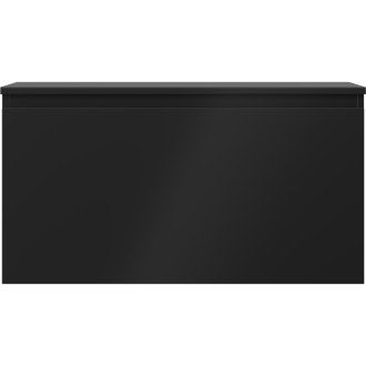 Mexen Orio koupelnová skříňka pod umyvadlo 90 cm s pracovní deskou, 1 zásuvka, matná černá - 91A10-09047-1-BFC71