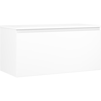 Mexen Orio koupelnová skříňka pod umyvadlo 100 cm s pracovní deskou, 1 zásuvka, matná bílá - 91A10-10047-1-BFC01