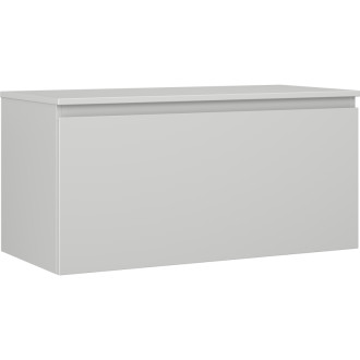 Mexen Orio koupelnová skříňka pod umyvadlo 100 cm s pracovní deskou, 1 zásuvka, matně šedá - 91A10-10047-1-BFC62