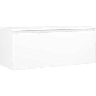 Mexen Orio koupelnová skříňka pod umyvadlo 120 cm s pracovní deskou, 1 zásuvka, matná bílá - 91A10-12047-1-BFC01