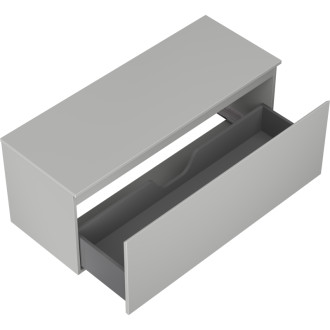 Mexen Orio koupelnová skříňka pod umyvadlo 120 cm s pracovní deskou, 1 zásuvka, matně šedá - 91A10-12047-1-BFC62