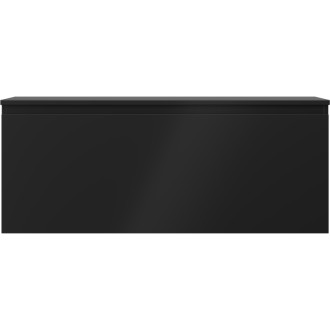 Mexen Orio koupelnová skříňka pod umyvadlo 120 cm s pracovní deskou, 1 zásuvka, matná černá - 91A10-12047-1-BFC71