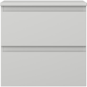 Mexen Orio koupelnová skříňka pod umyvadlo 50 cm s pracovní deskou, 2 zásuvky, matně šedá - 91A10-05047-2-BFFC62