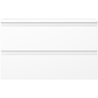 Mexen Orio koupelnová skříňka pod umyvadlo 80 cm s pracovní deskou, 2 zásuvky, matná bílá - 91A10-08047-2-BFFC01